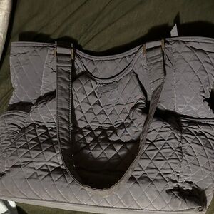 Vera Bradley Quilted Charcoal Tote